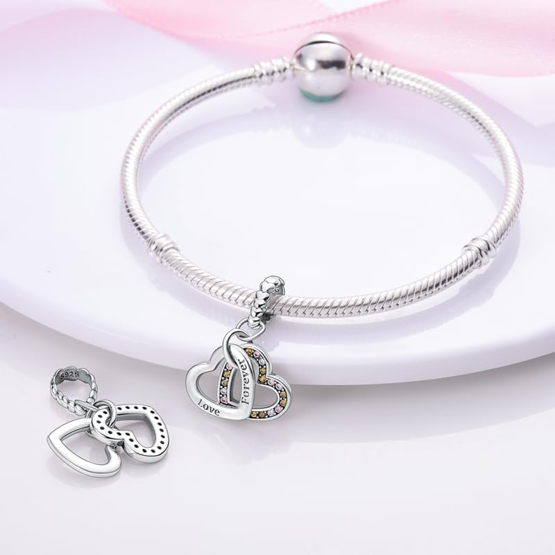 DATOUQI Queen Happy Birthday Hot Air Balloon Family Puppy Charm 925 Sterling Silver Charms for Bracelets and Necklaces Mother's Day Charms for Women - Image 2